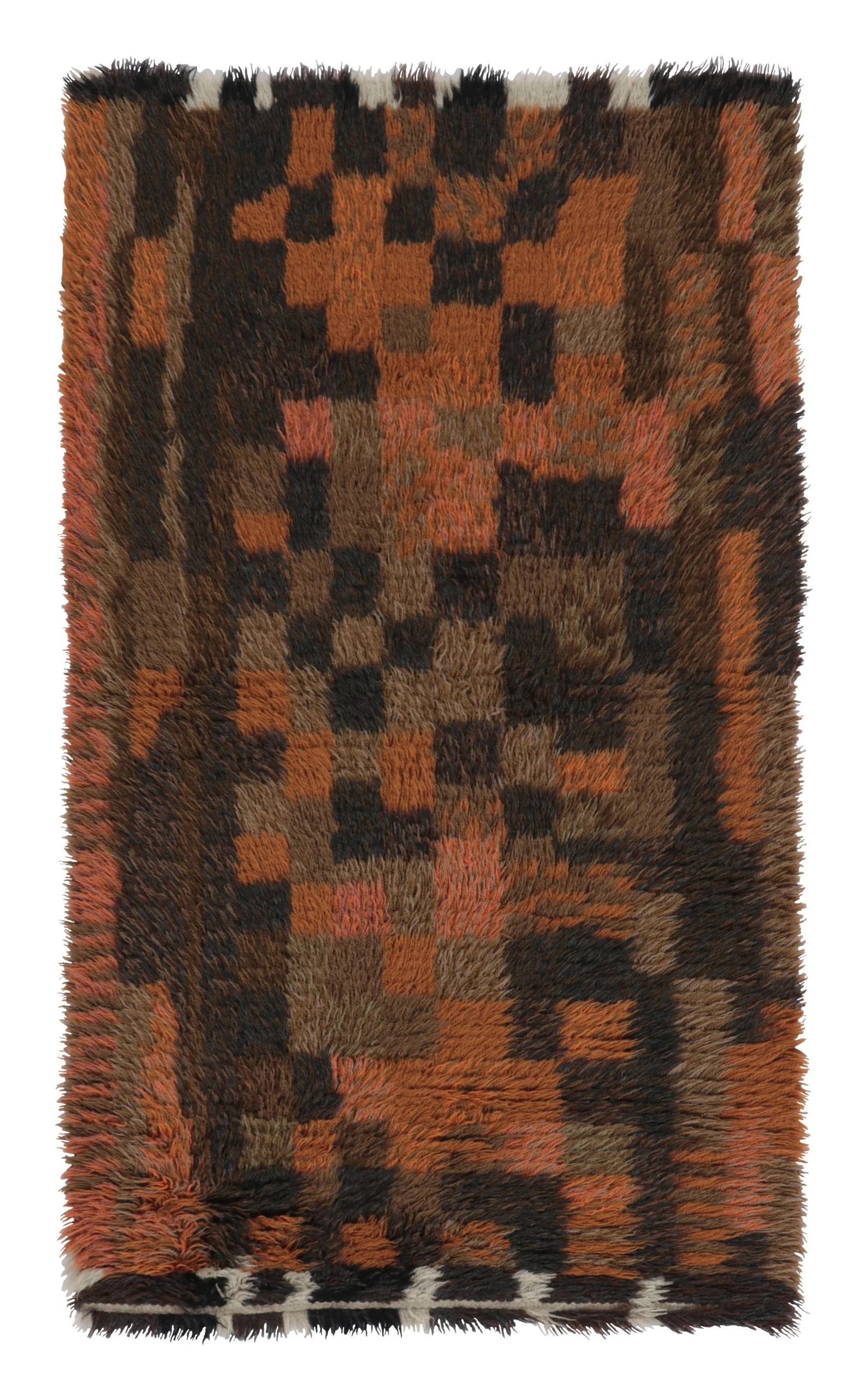 Vintage Swedish Rya Rug
