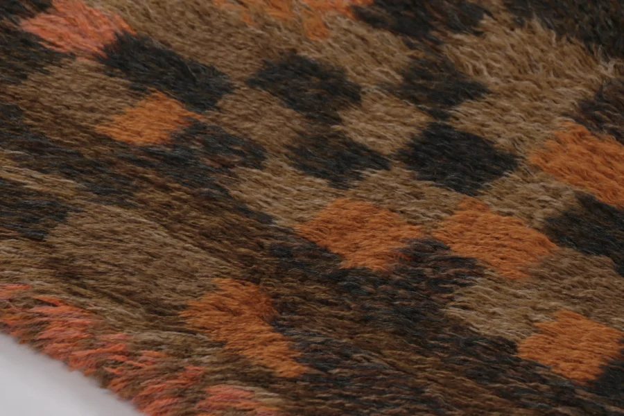 Vintage Swedish Rya Rug