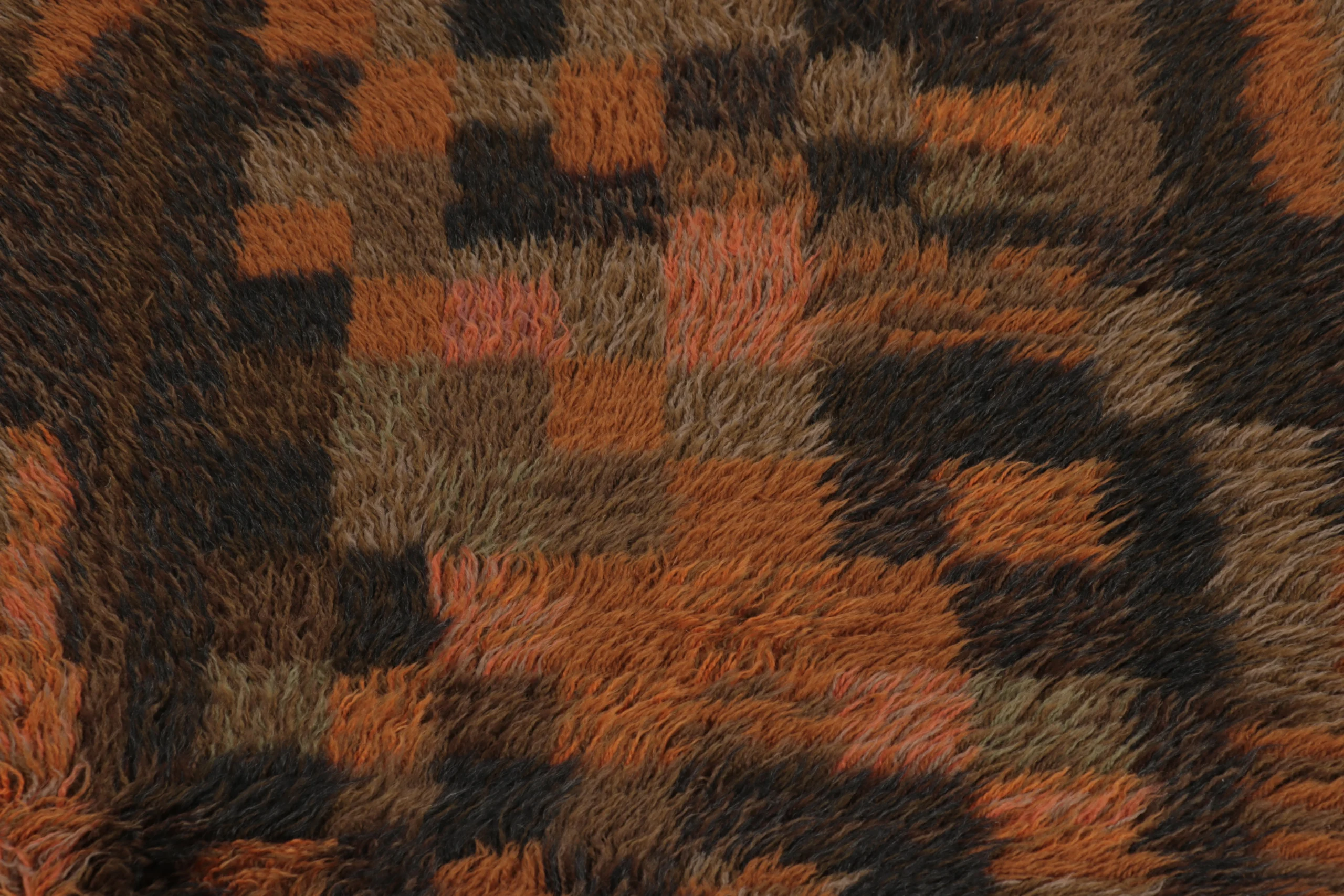 Vintage Swedish Rya Rug