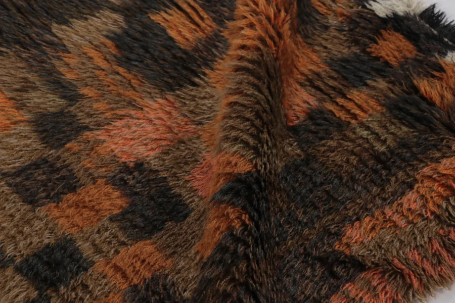 Vintage Swedish Rya Rug