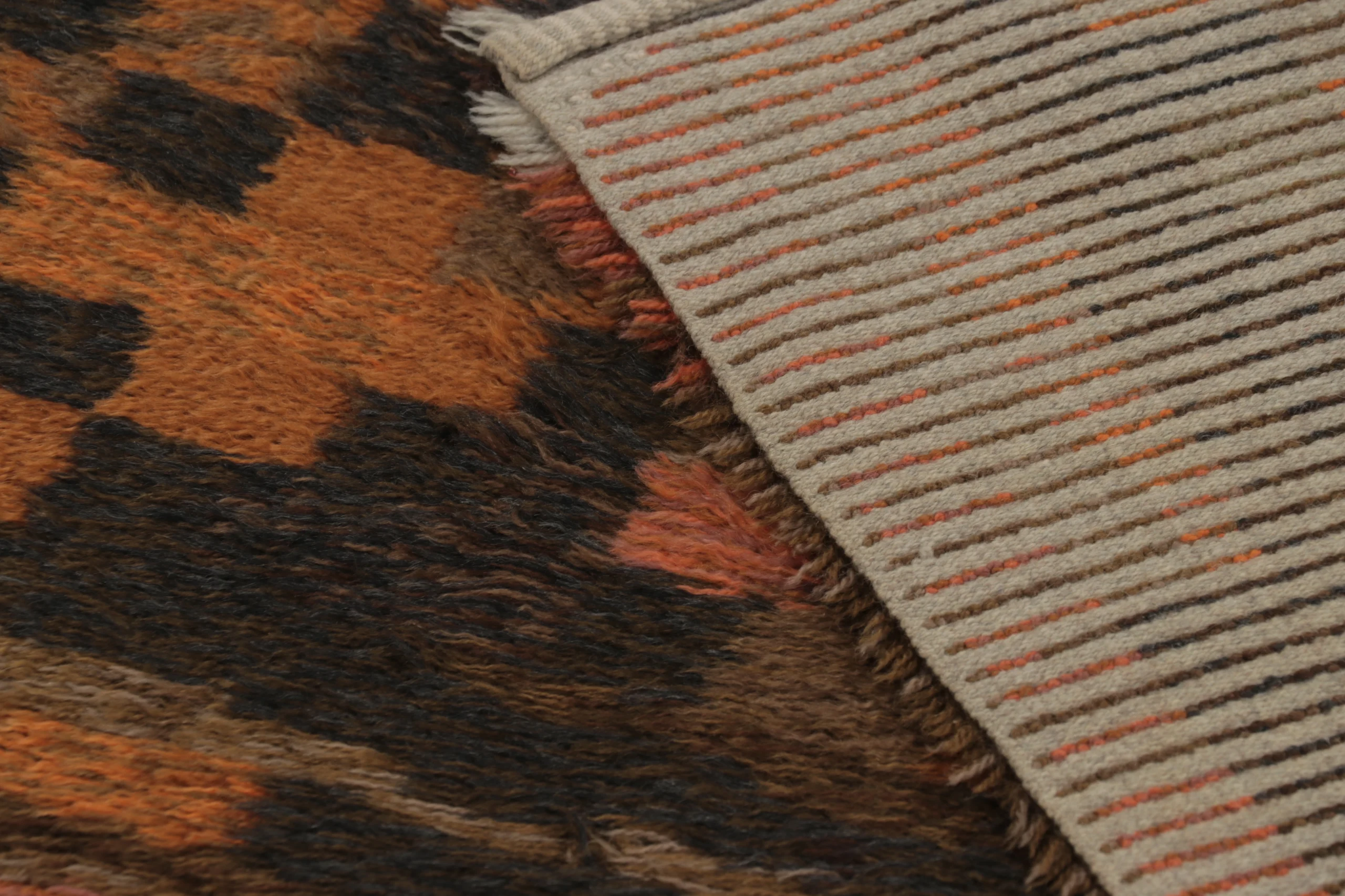 Vintage Swedish Rya Rug