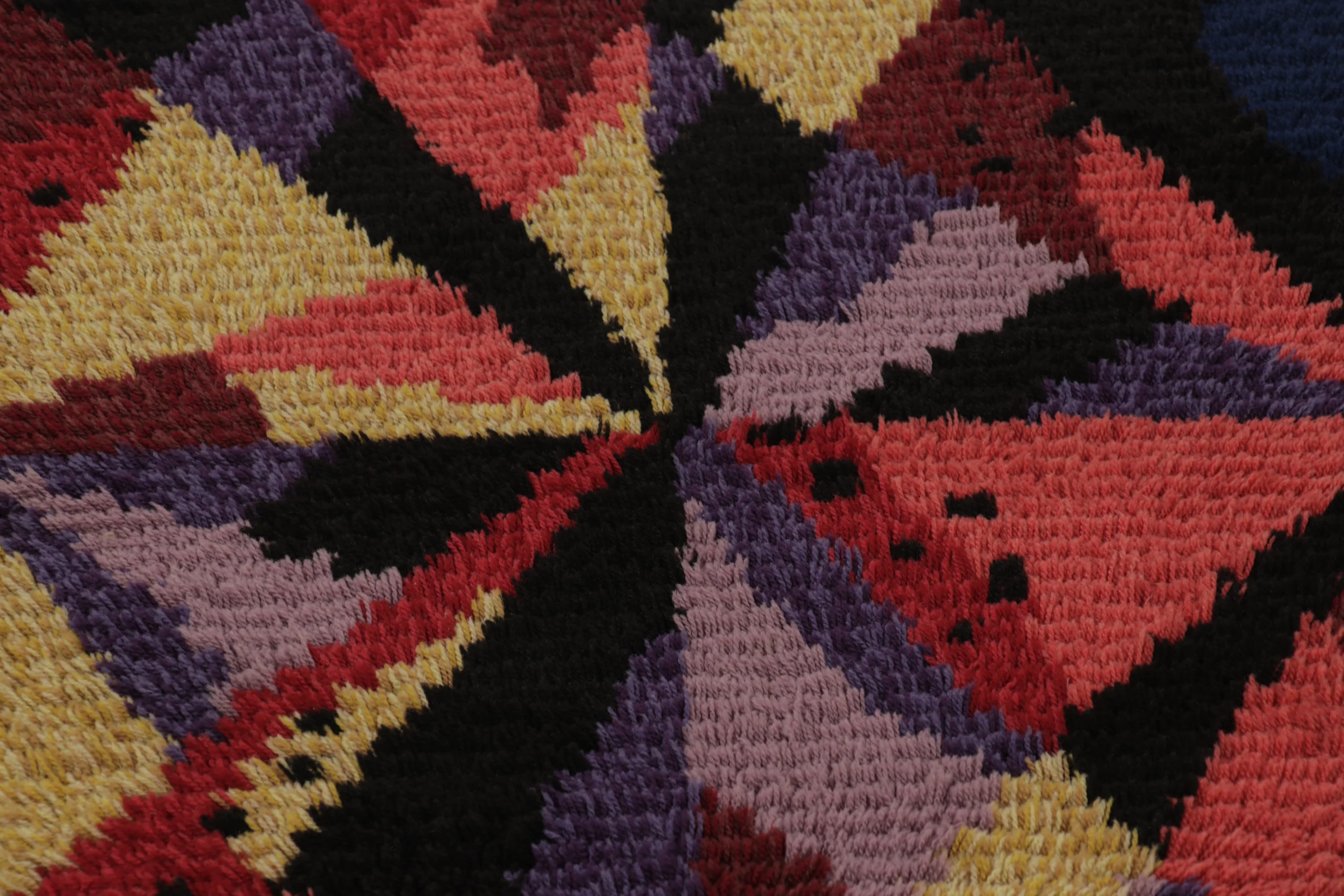 Vintage Swedish Rya Rug