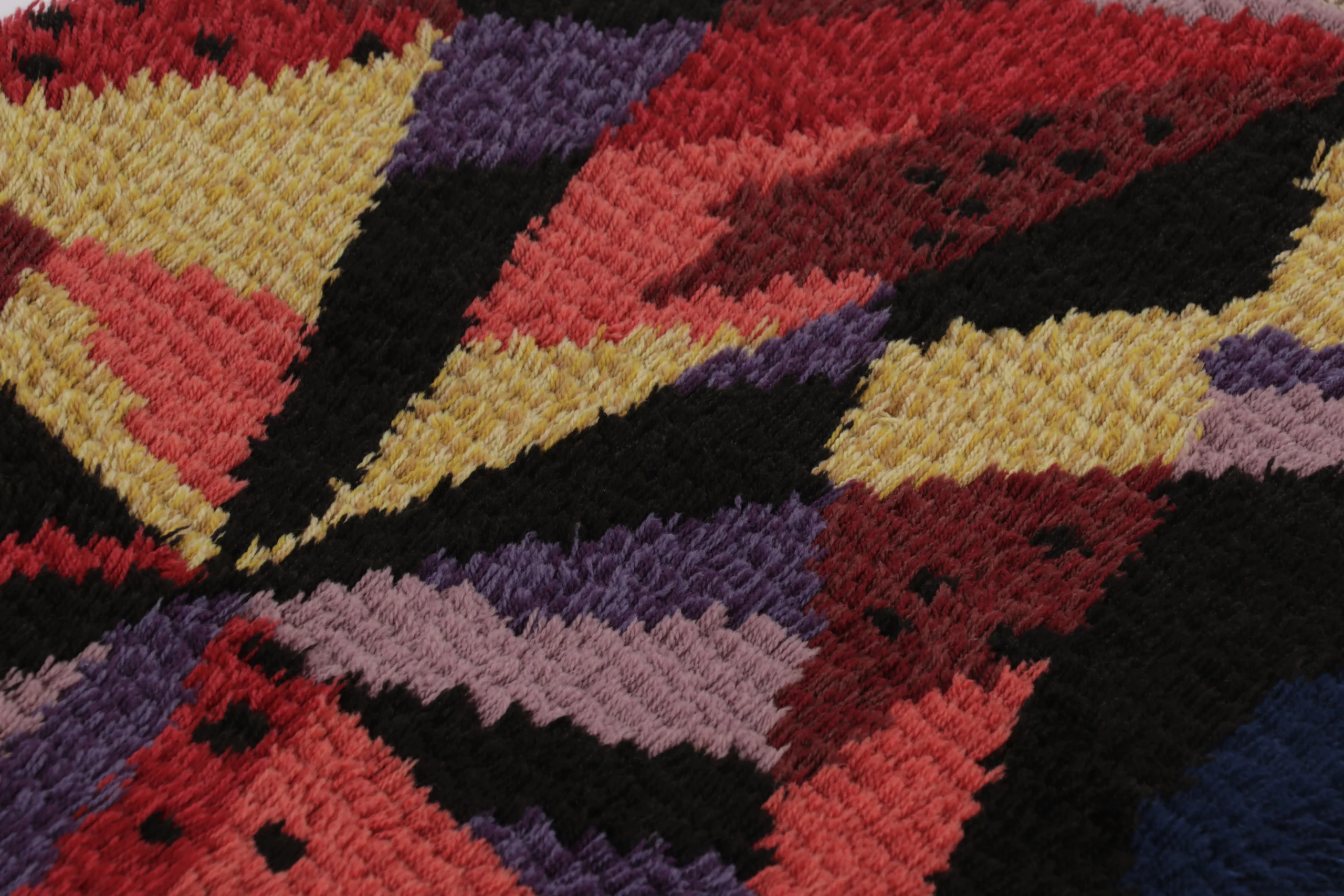 Vintage Swedish Rya Rug