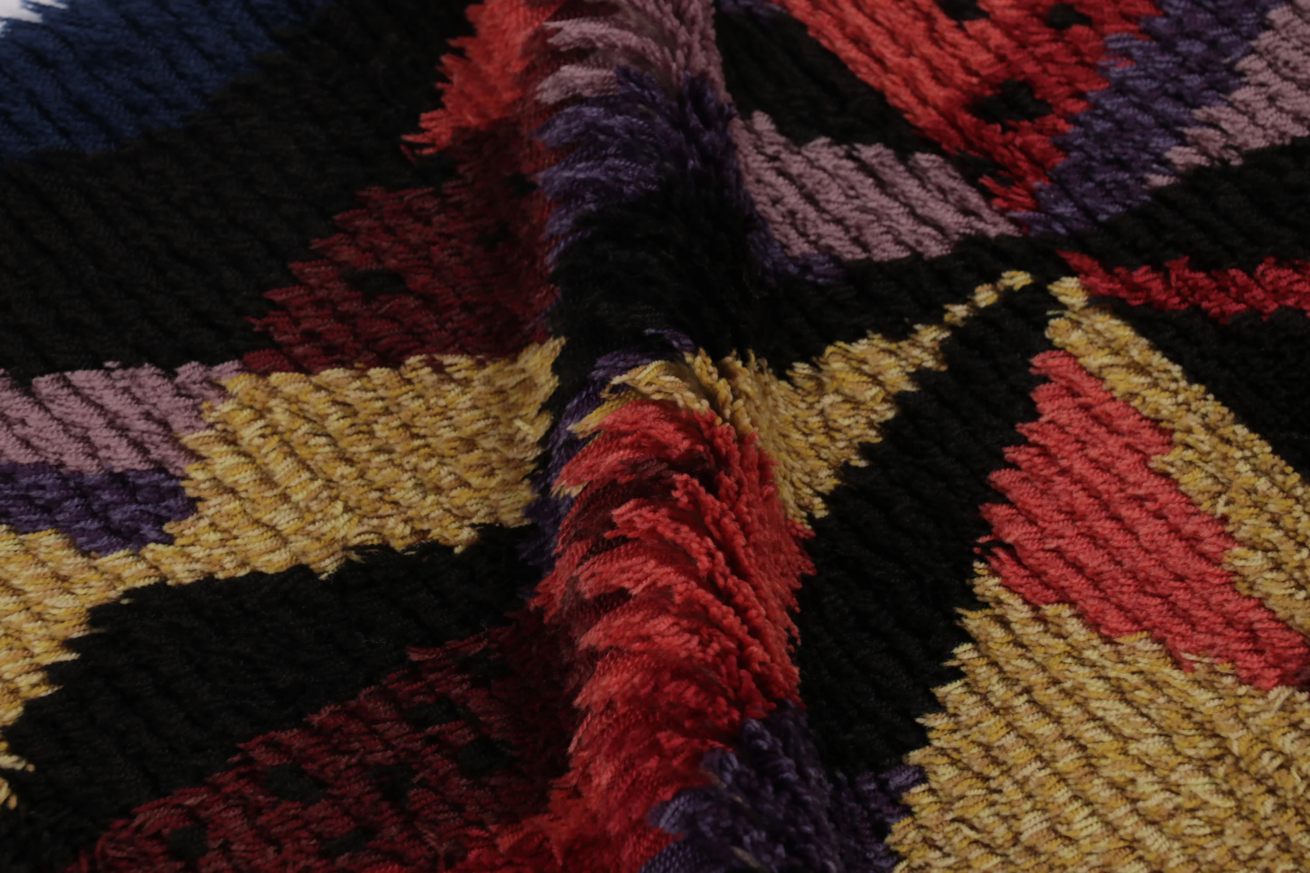 Vintage Swedish Rya Rug