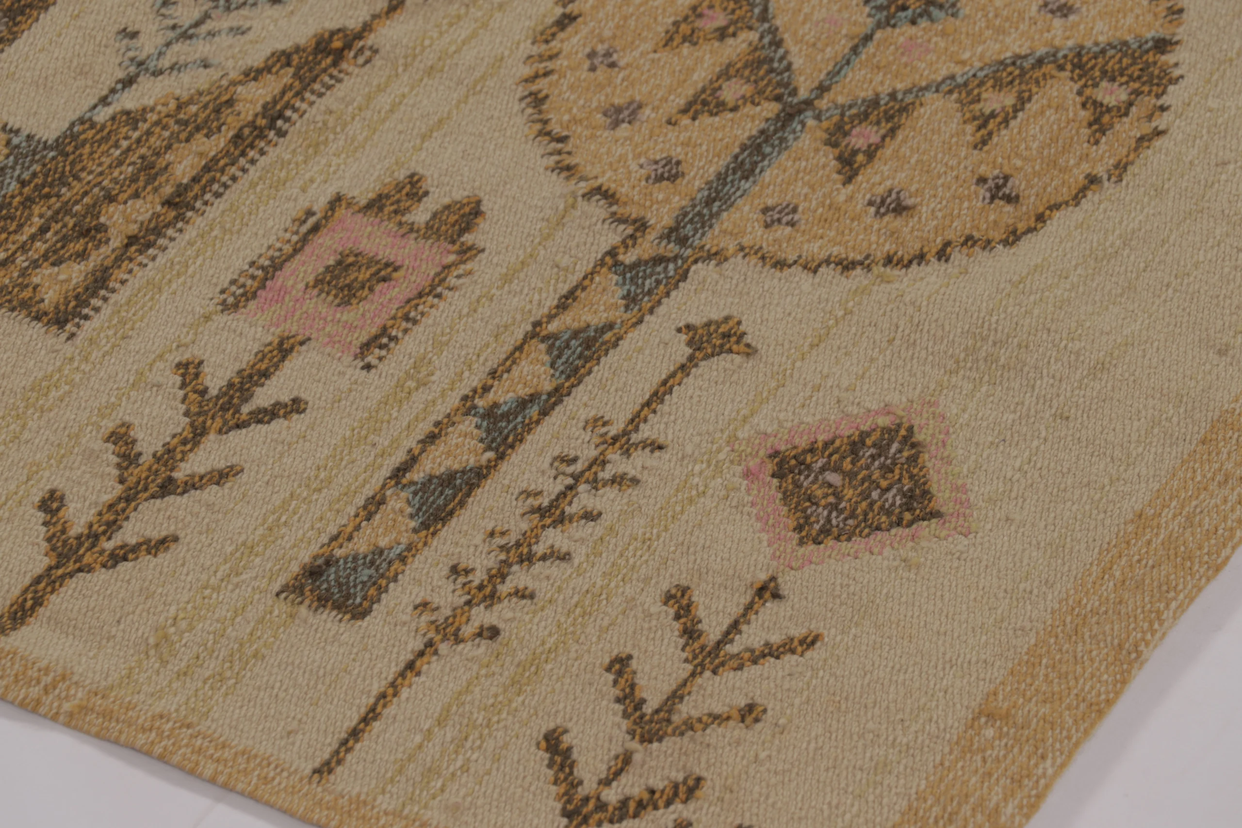 Vintage Swedish Rya Rug