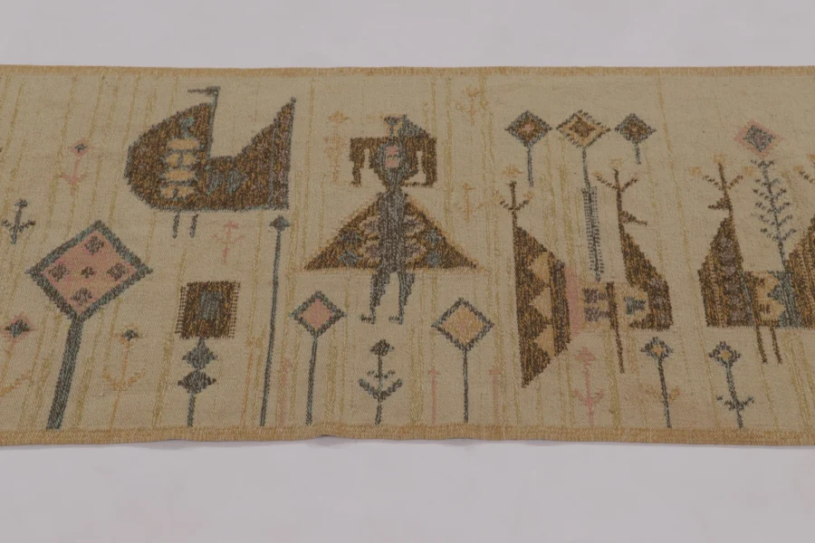 Vintage Swedish Rya Rug