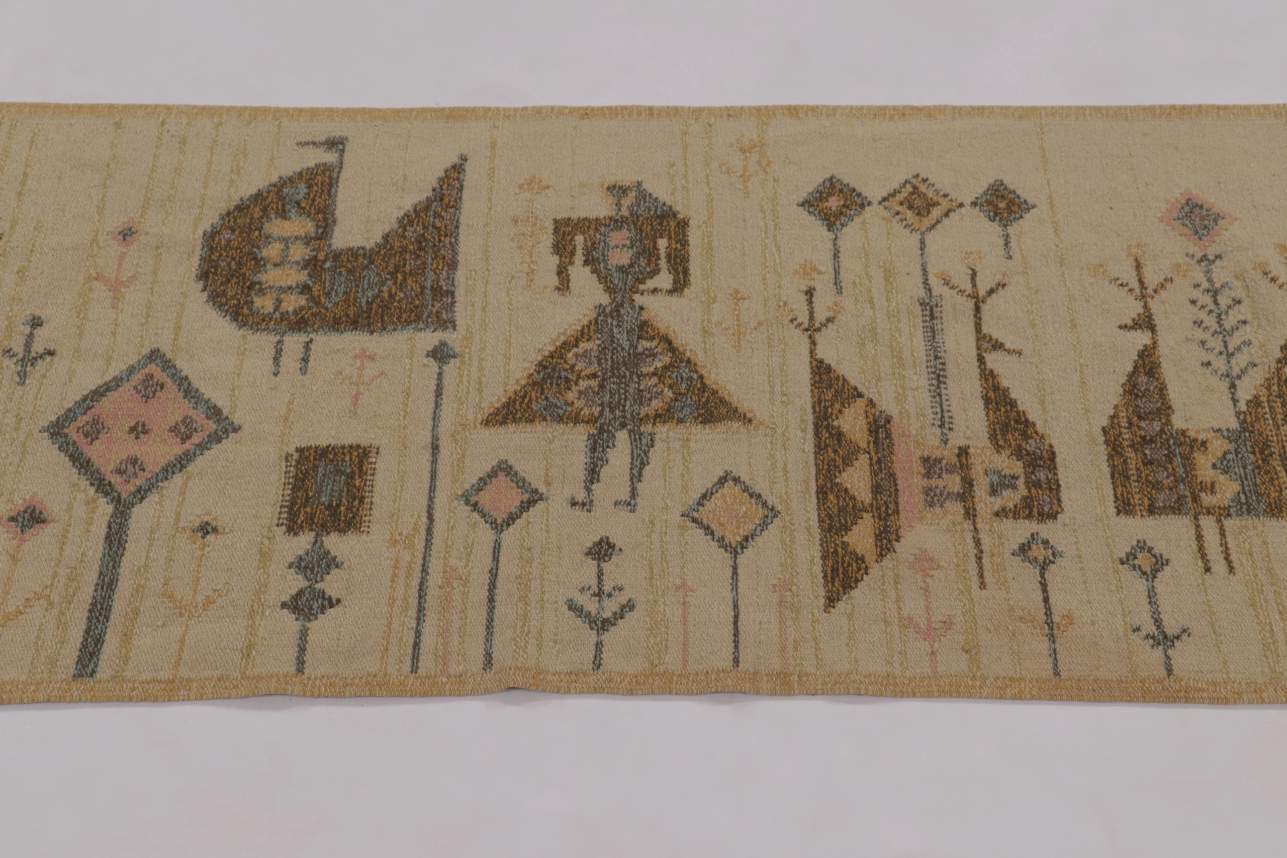 Vintage Swedish Rya Rug