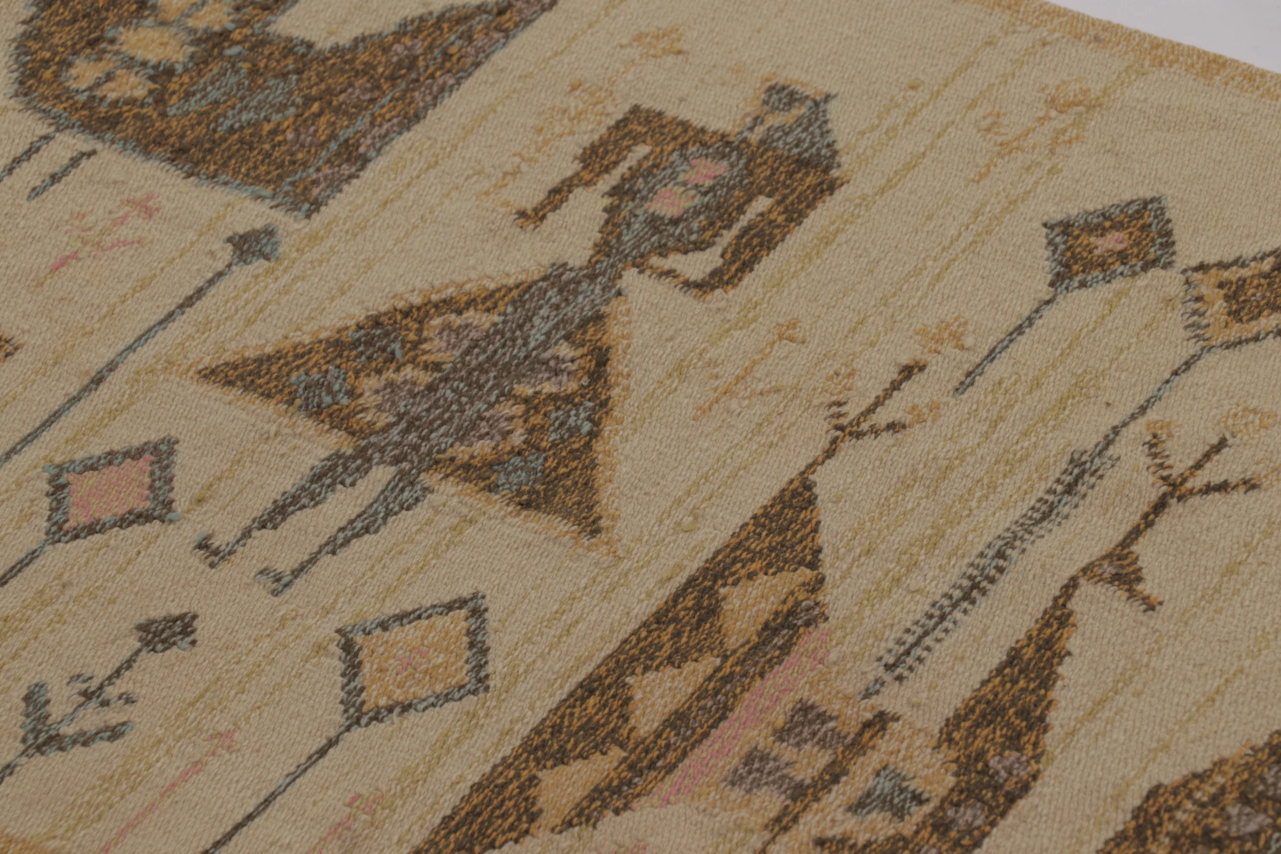 Vintage Swedish Rya Rug