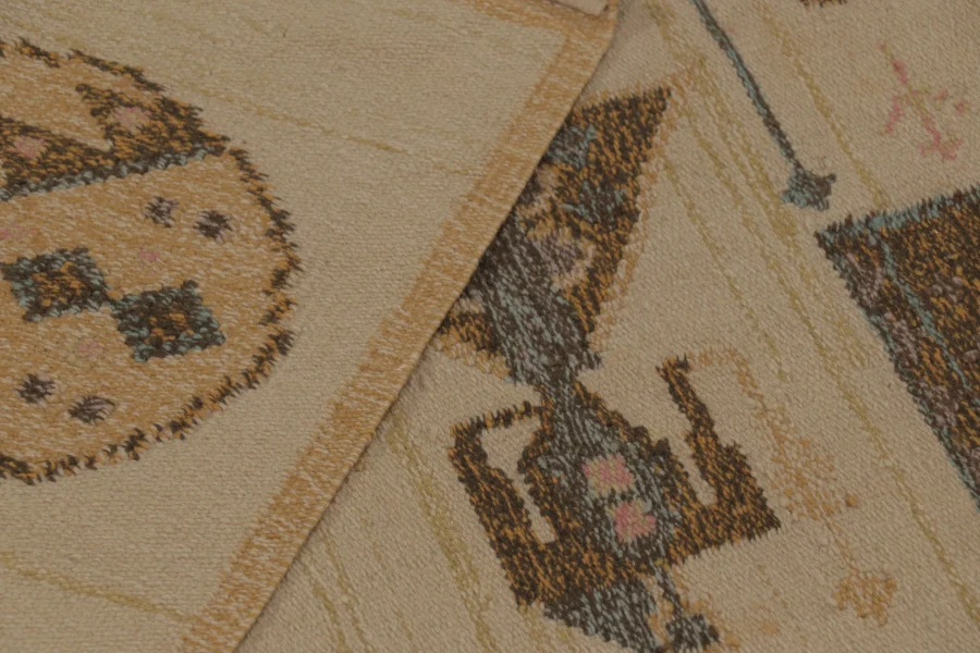 Vintage Swedish Rya Rug
