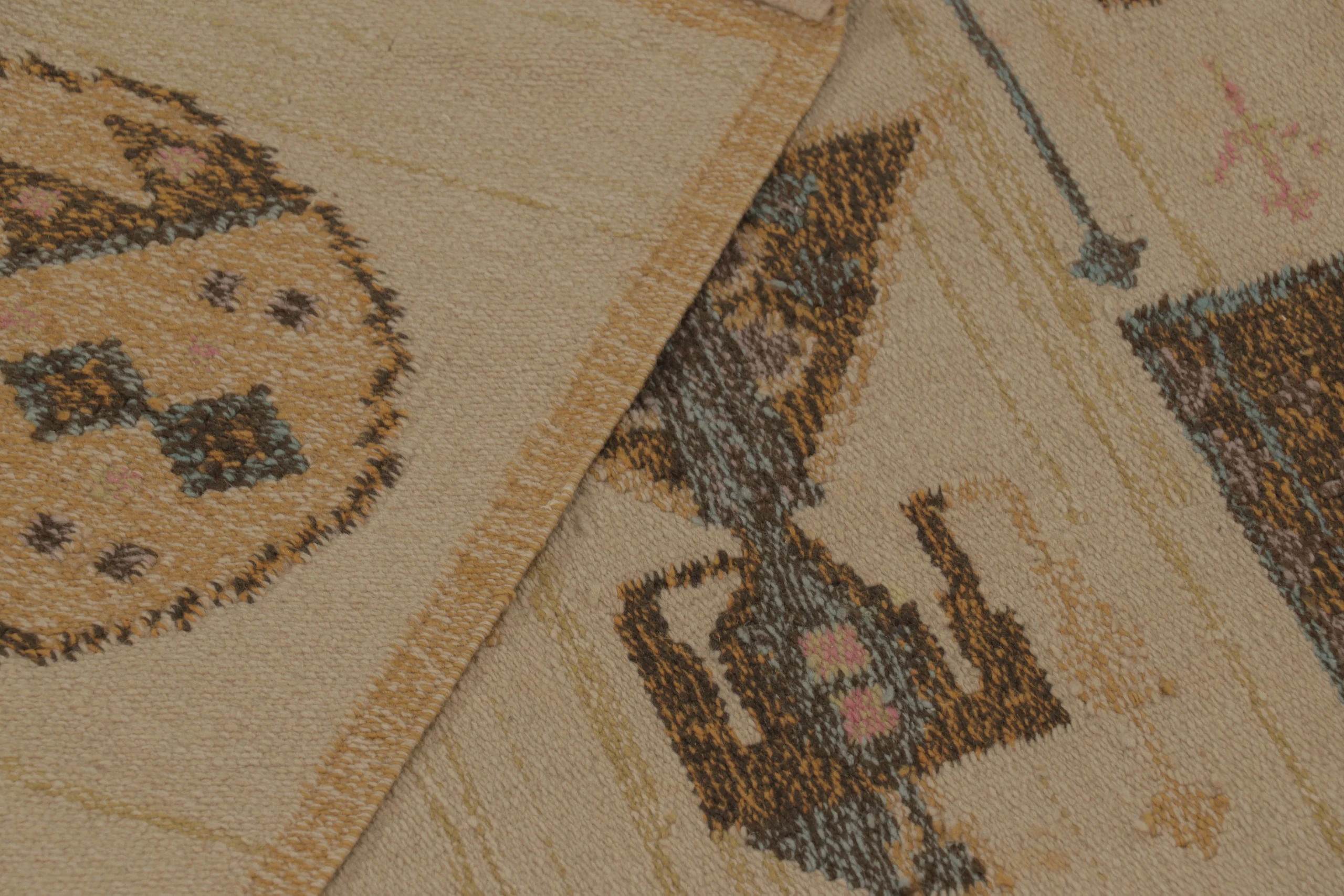 Vintage Swedish Rya Rug