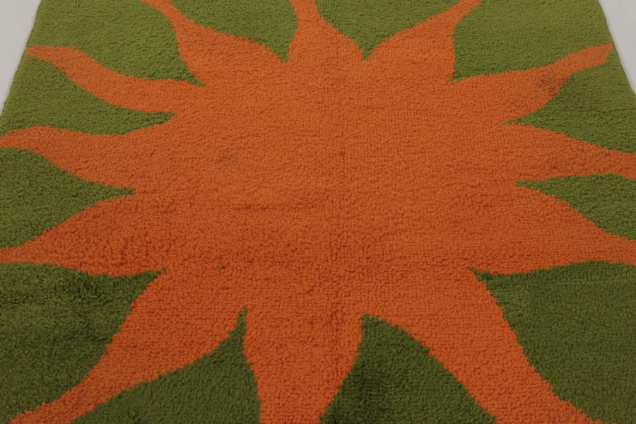 Vintage Swedish Rya Rug