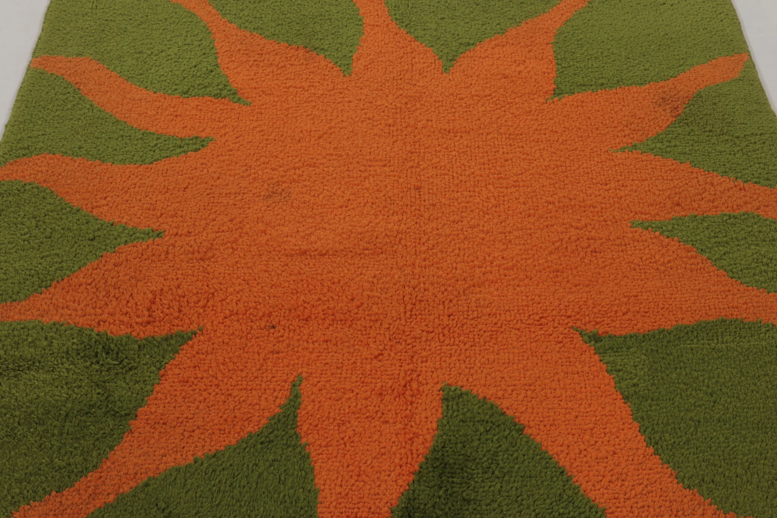 Vintage Swedish Rya Rug