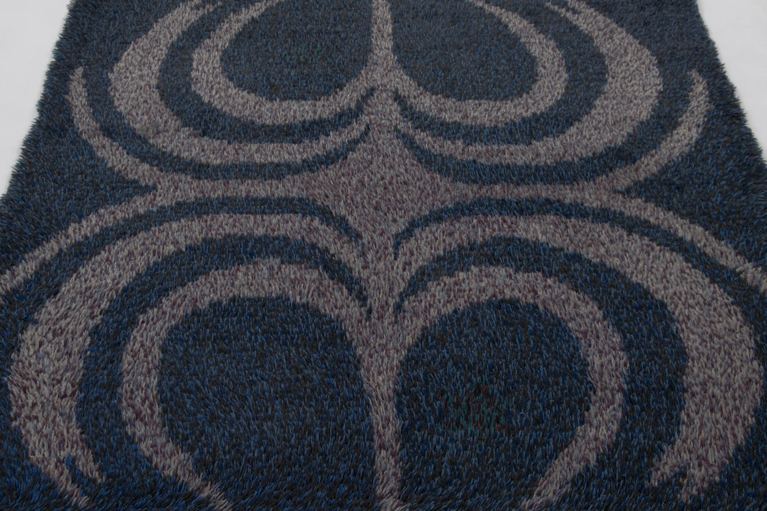 Vintage Swedish Rya Rug