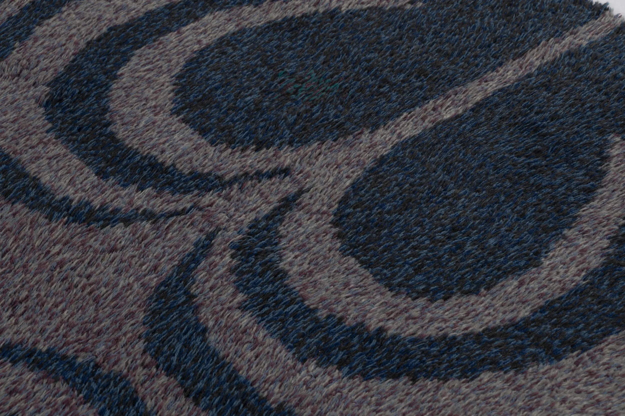 Vintage Swedish Rya Rug
