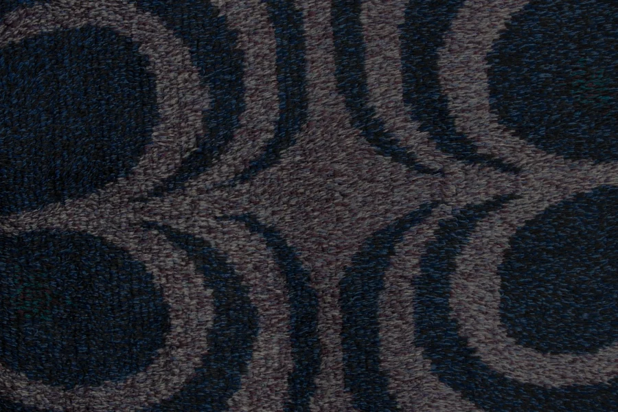 Vintage Swedish Rya Rug