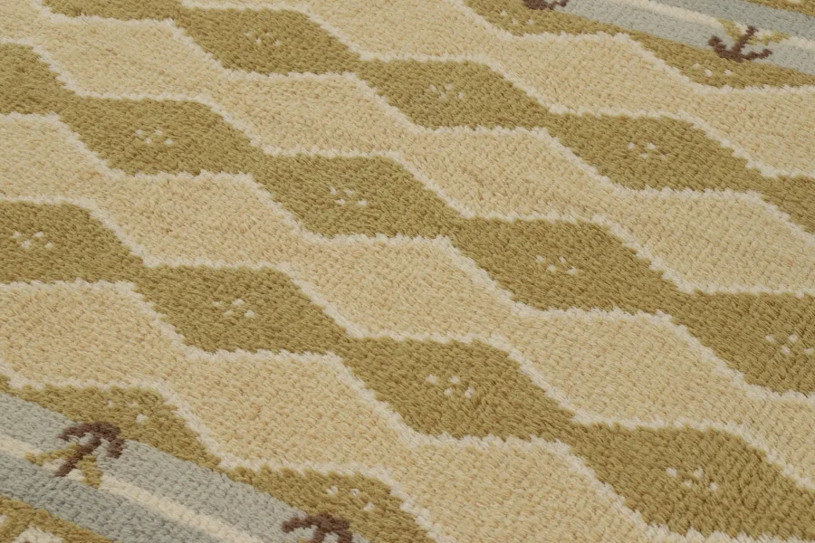 Vintage Swedish Rya Rug