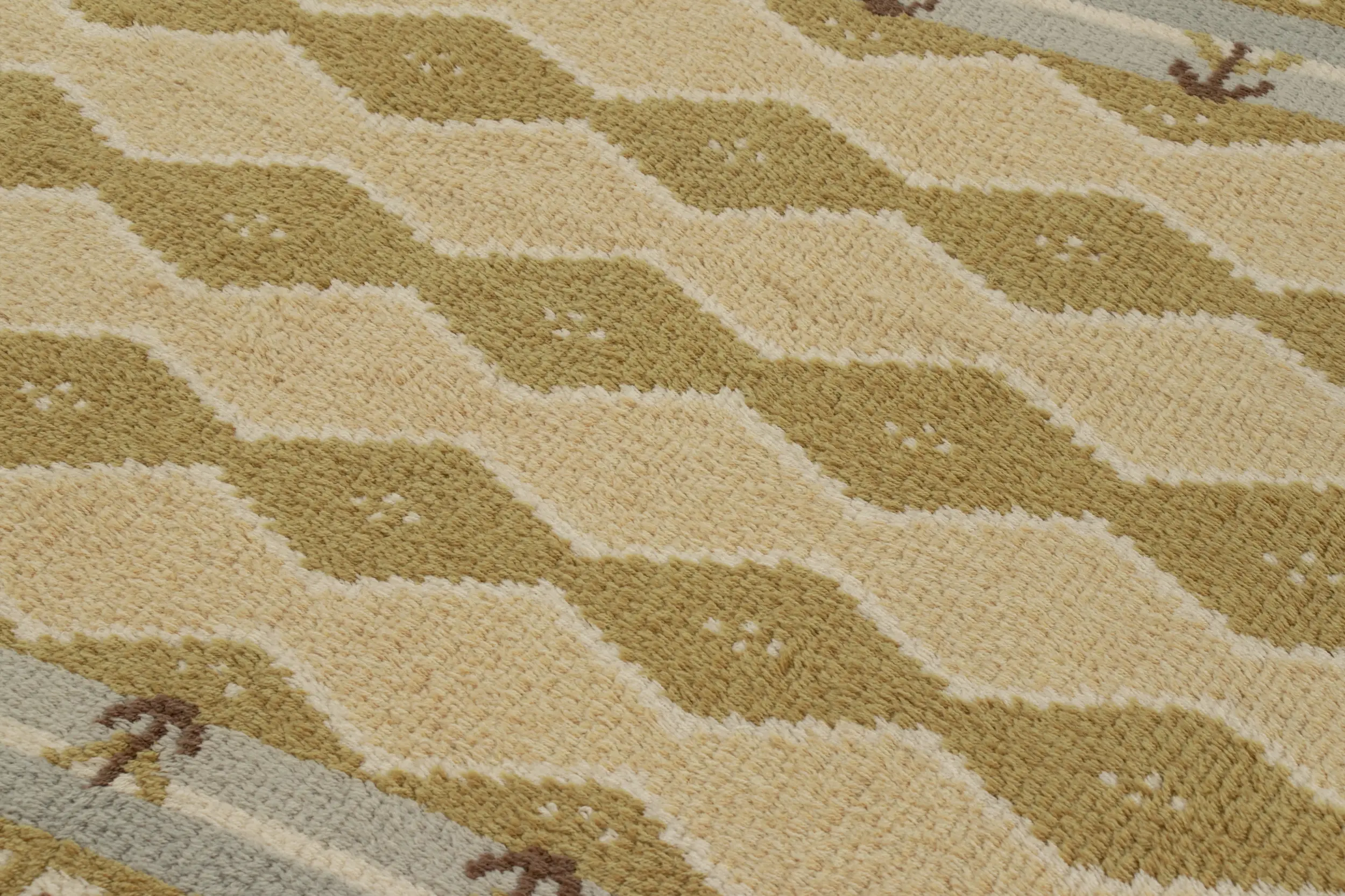 Vintage Swedish Rya Rug