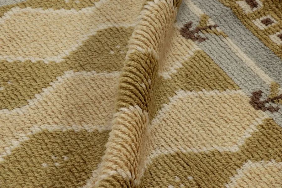 Vintage Swedish Rya Rug