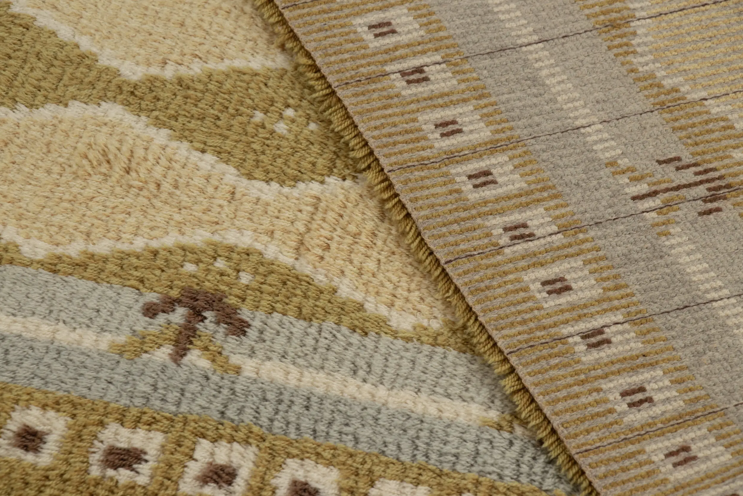 Vintage Swedish Rya Rug