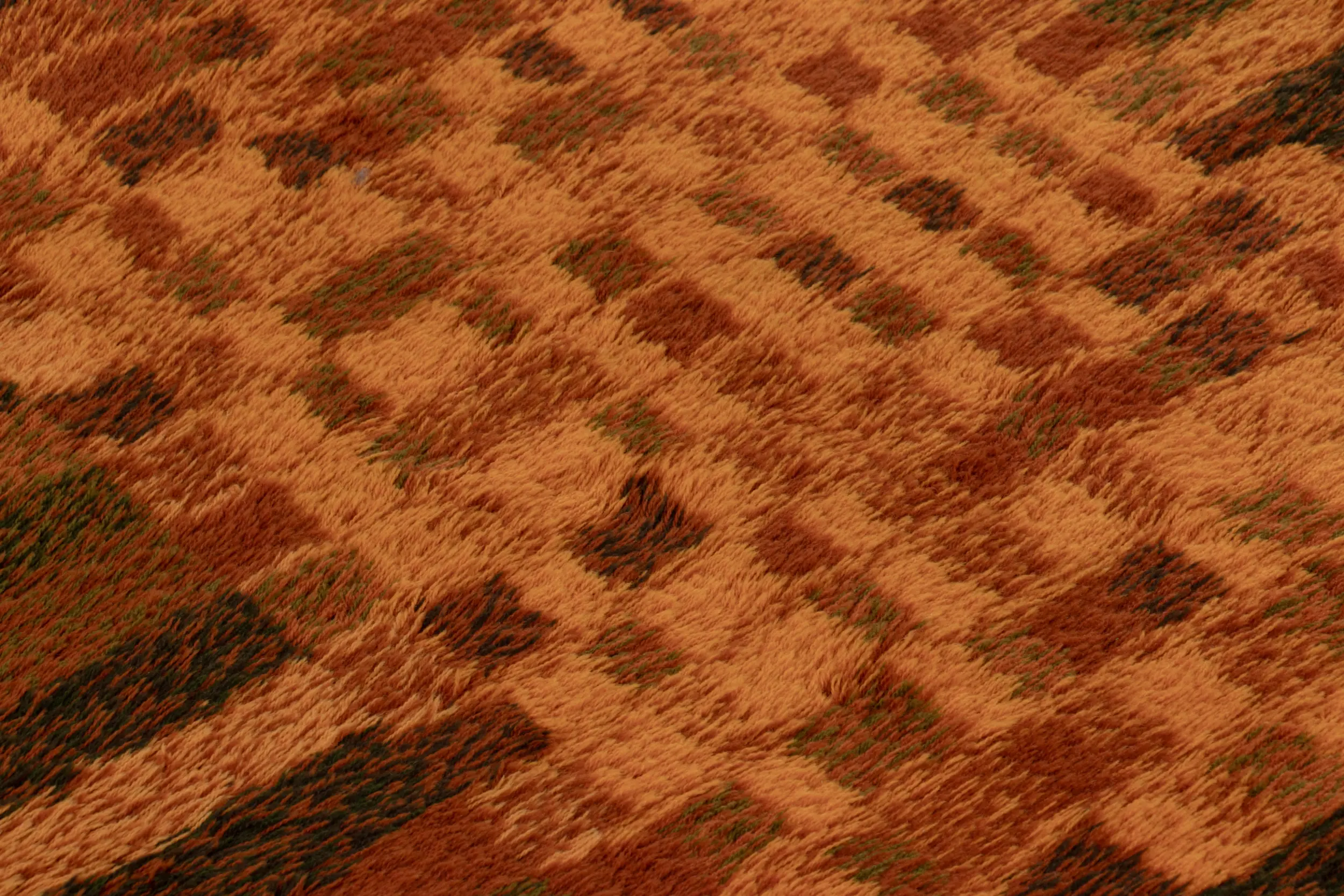 Vintage Swedish Rya Rug