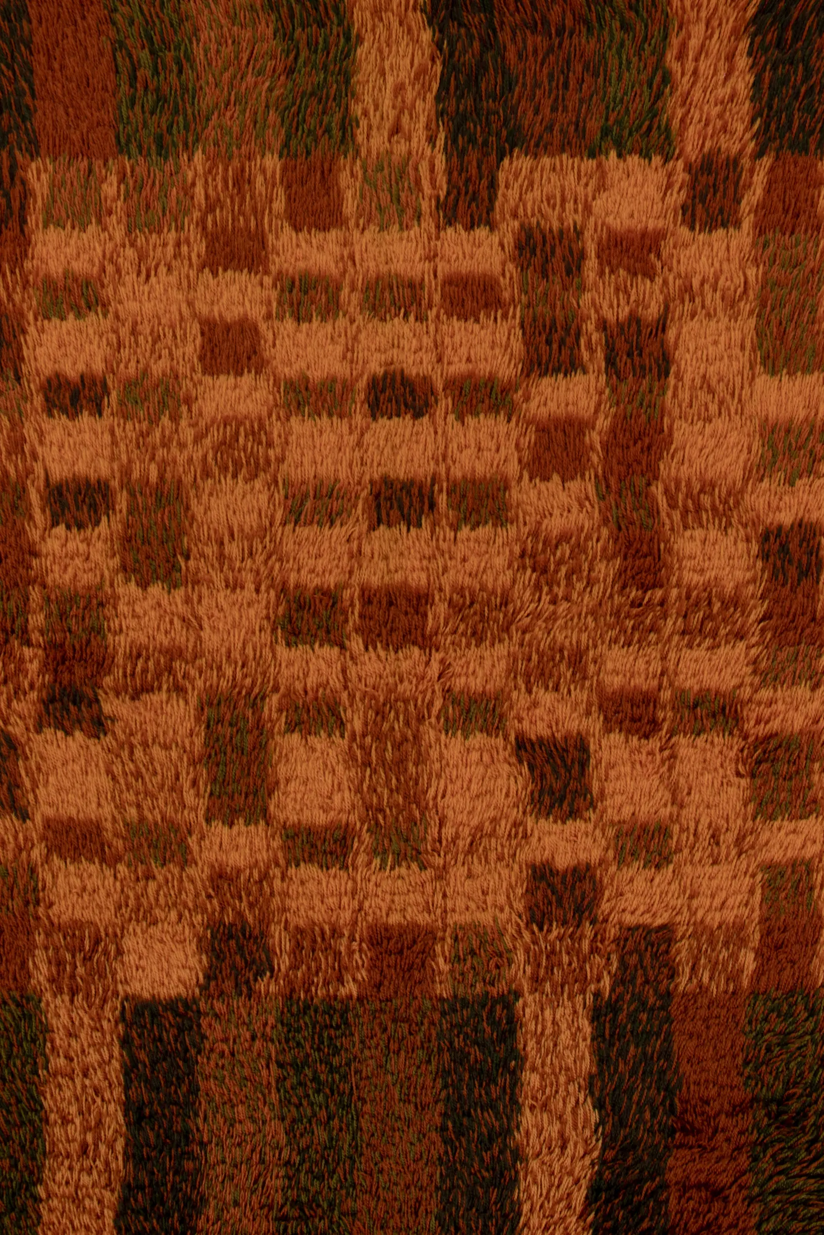 Vintage Swedish Rya Rug