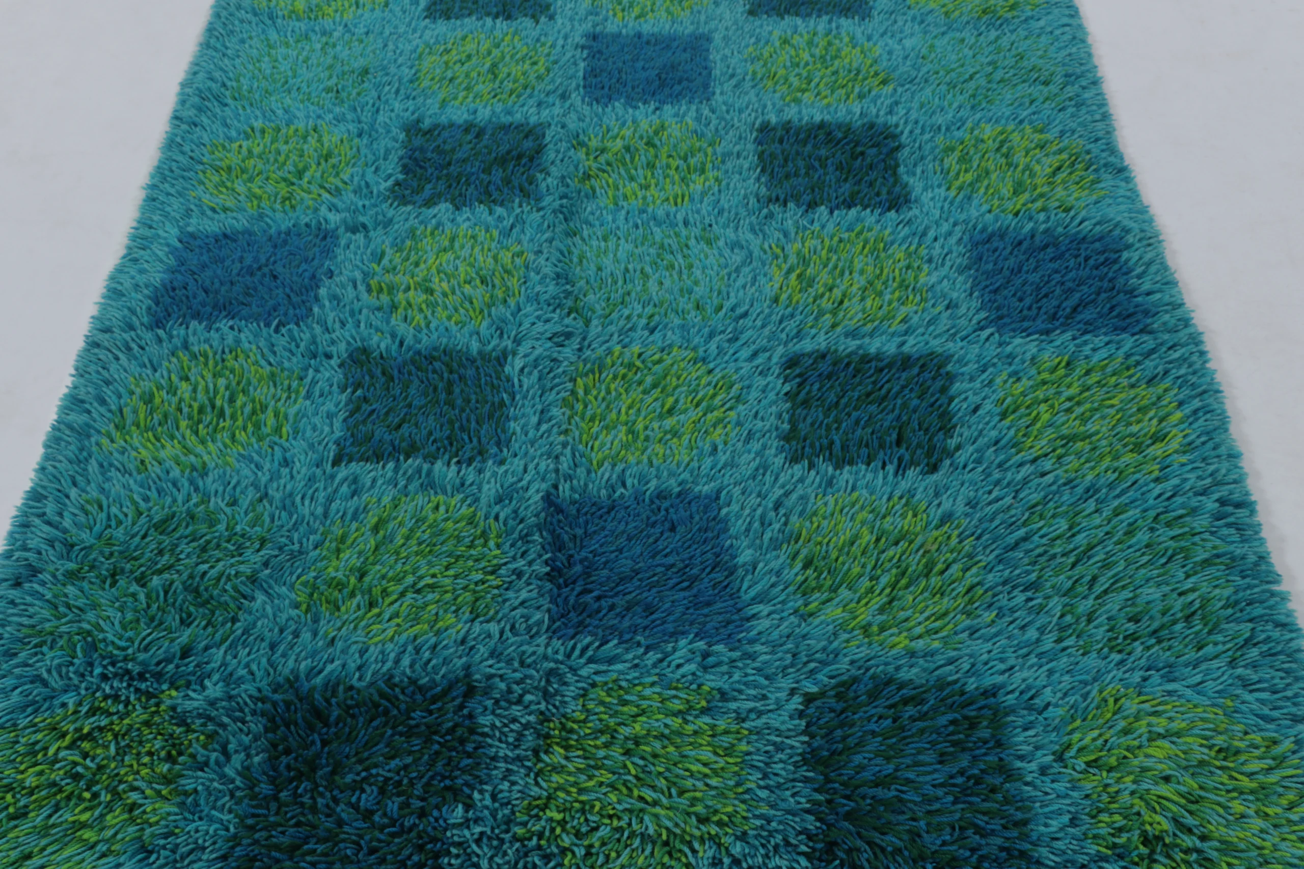 Vintage Swedish Rya Rug