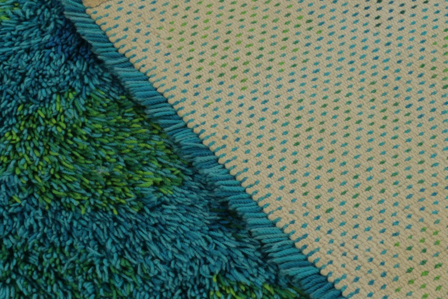 Vintage Swedish Rya Rug