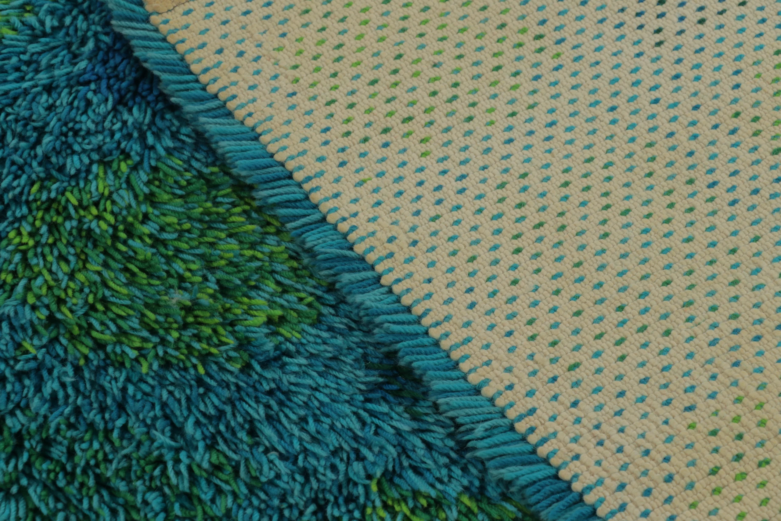 Vintage Swedish Rya Rug