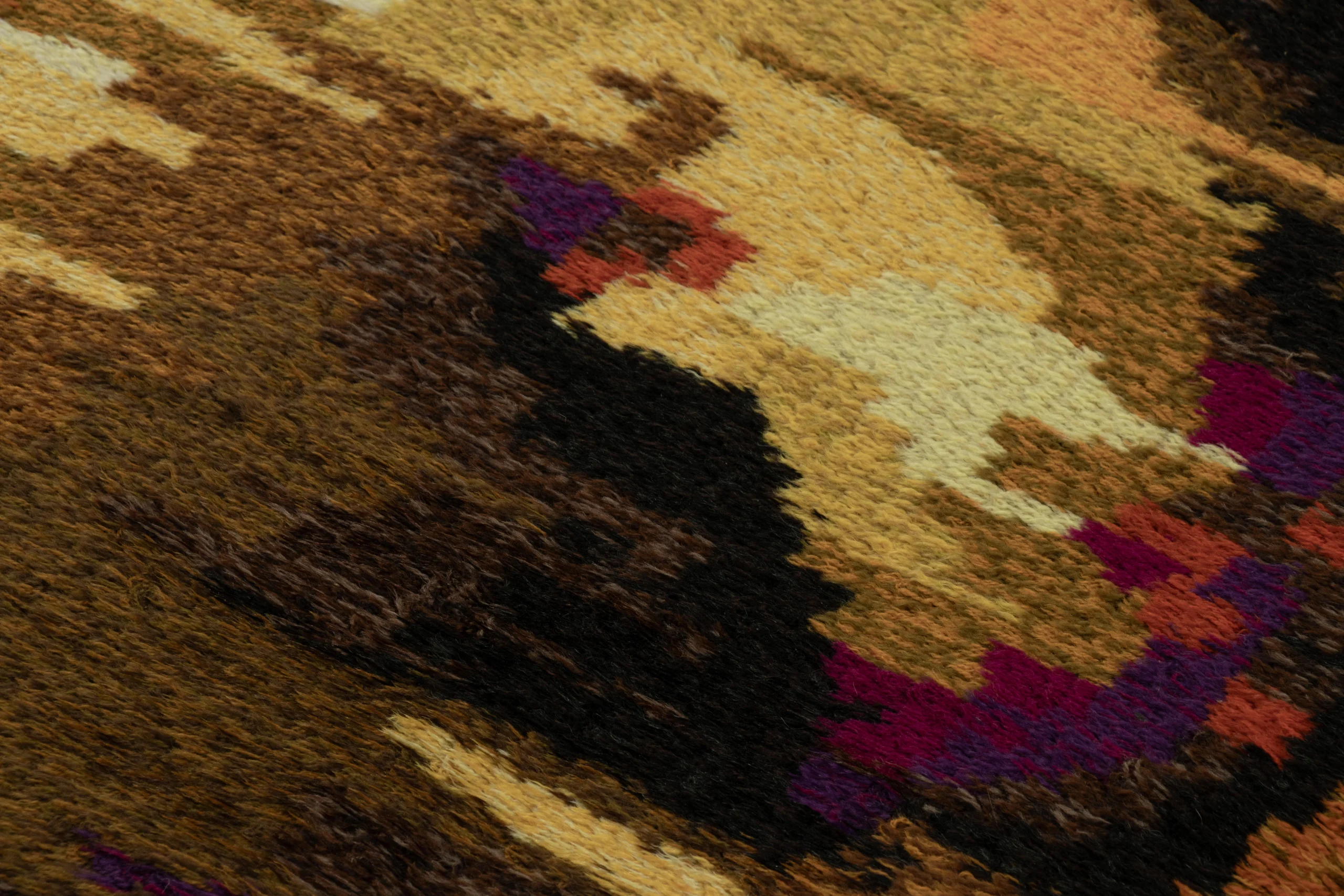 Vintage Swedish Rya Rug