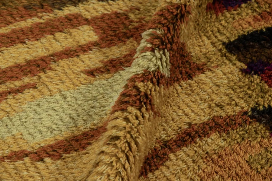 Vintage Swedish Rya Rug
