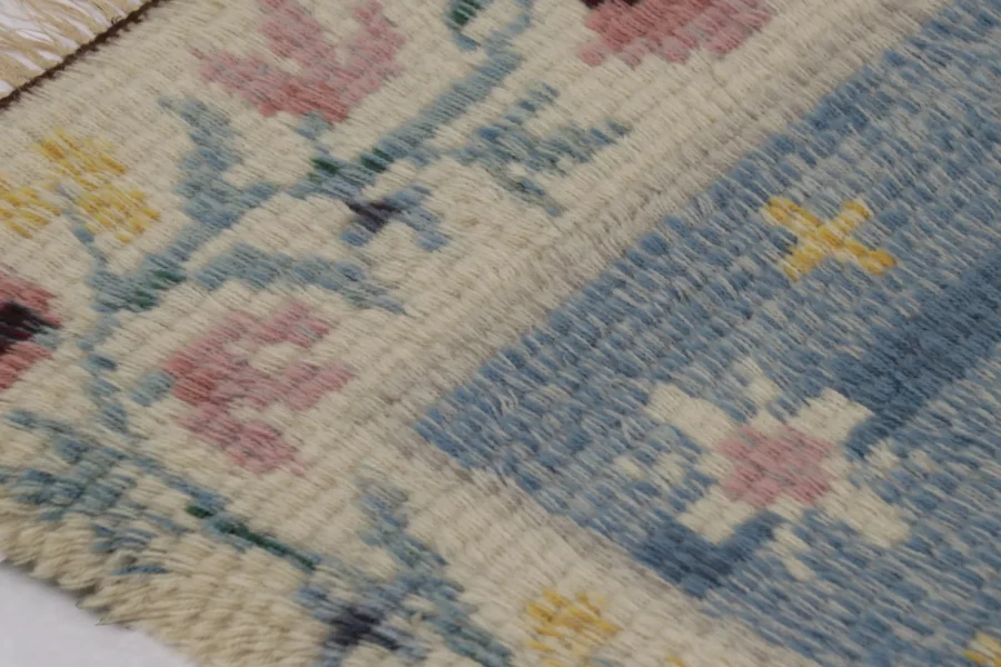 Vintage Swedish Floral Runner