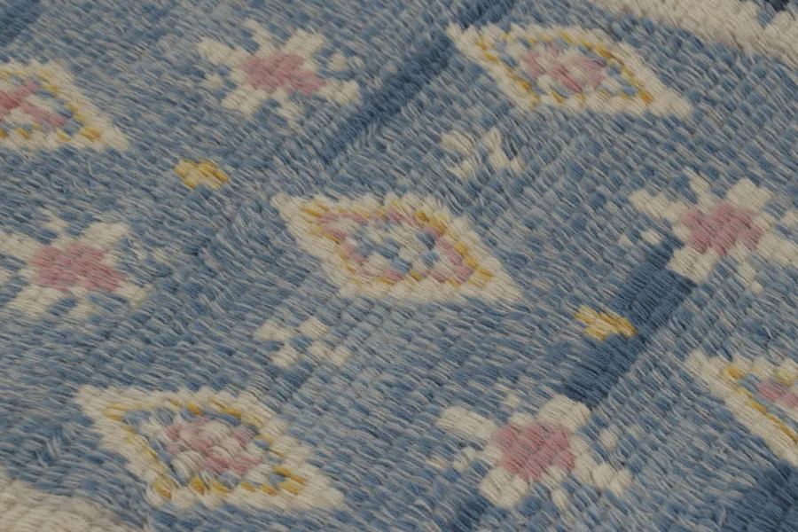 Vintage Swedish Floral Runner