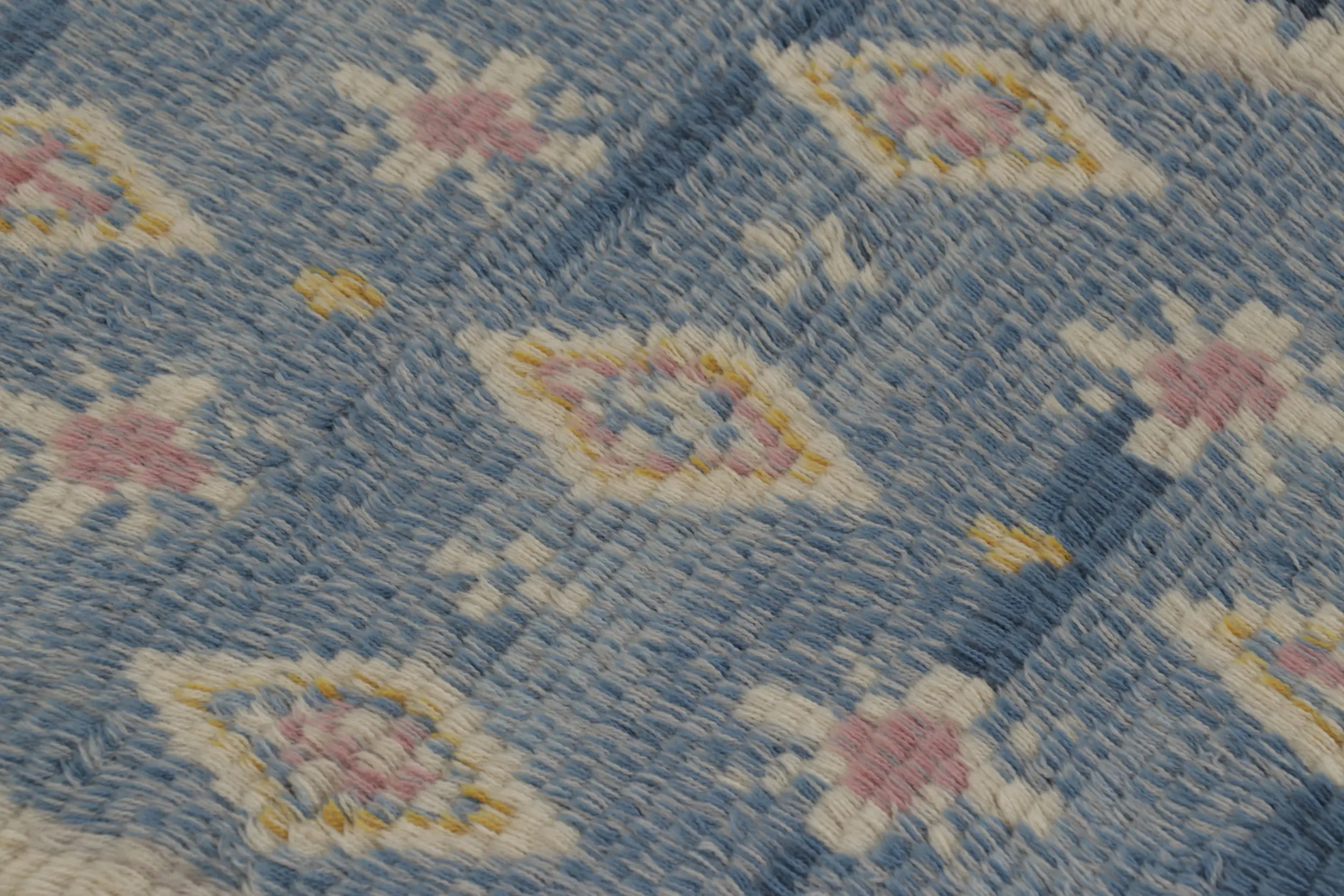 Vintage Swedish Floral Runner