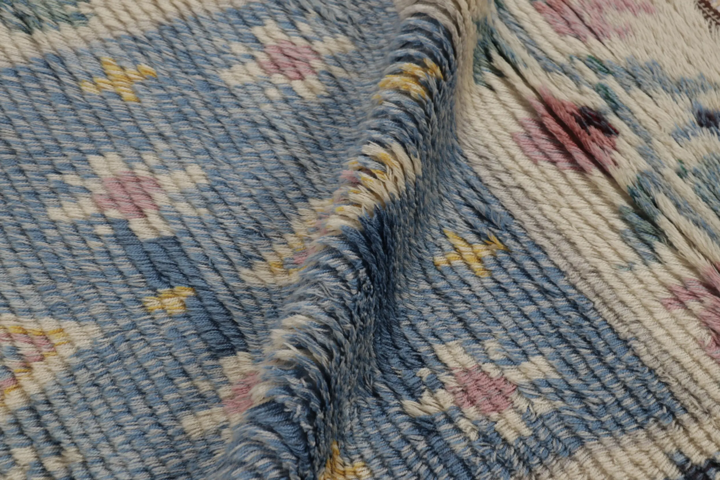 Vintage Swedish Floral Runner