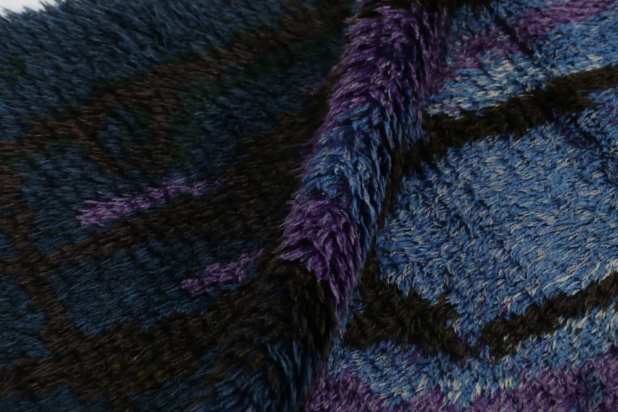 Vintage Swedish Abstract Rug