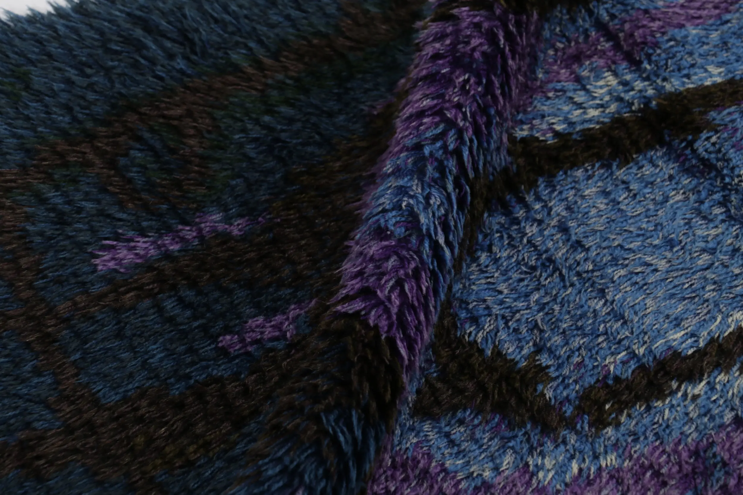 Vintage Swedish Abstract Rug