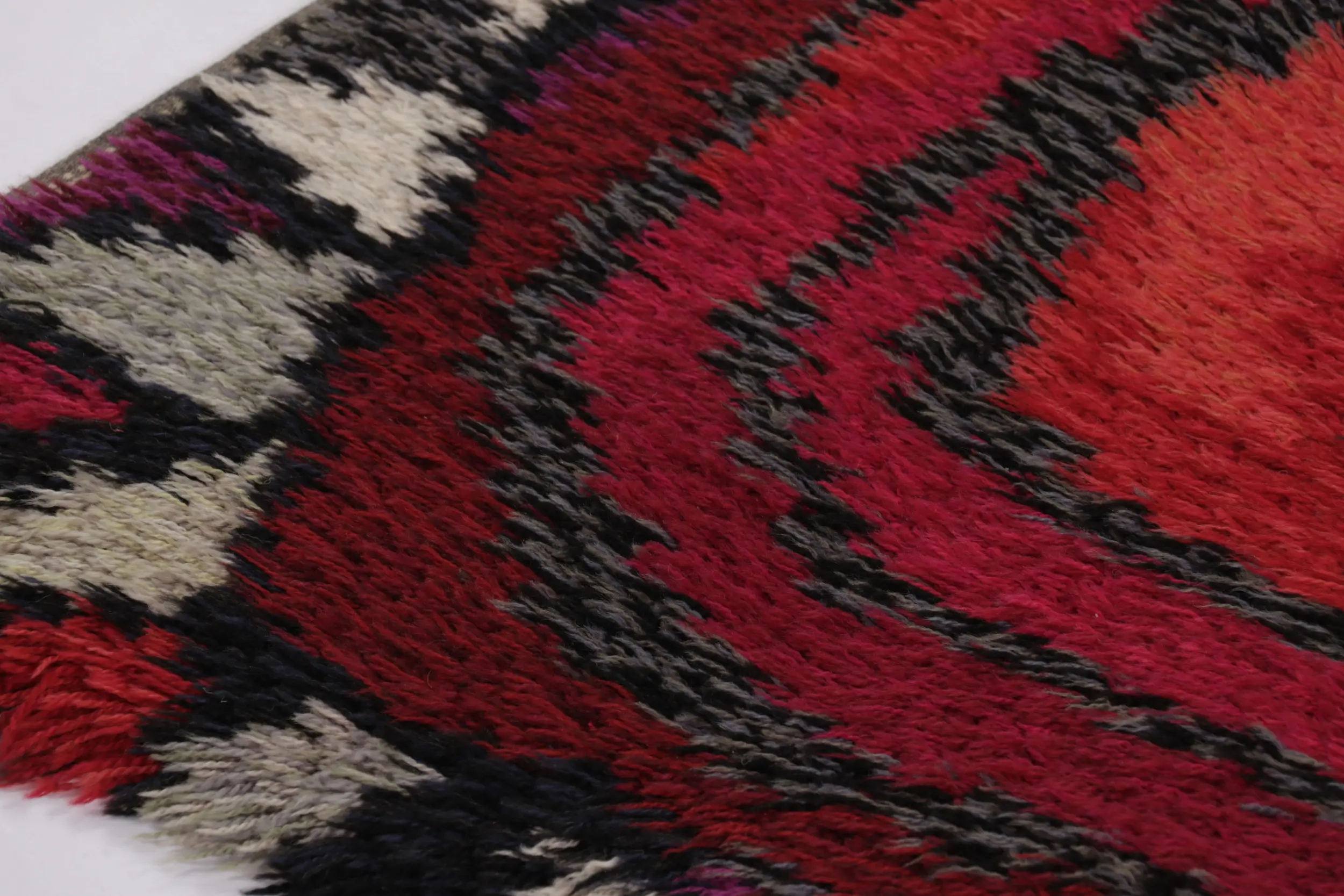 Vintage Swedish Abstract Rug