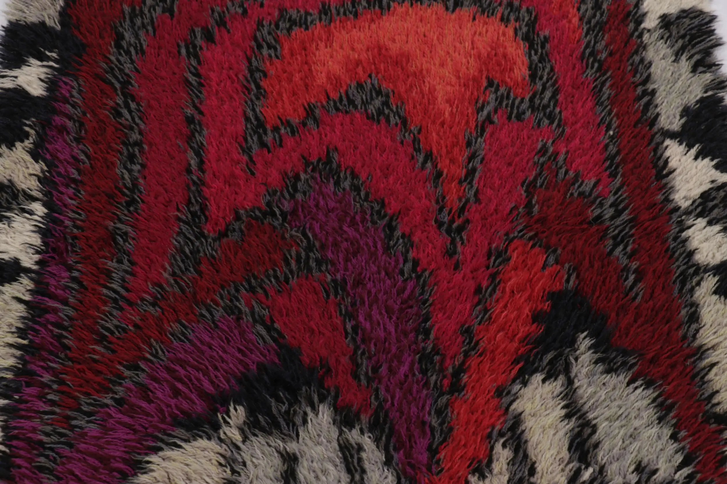 Vintage Swedish Abstract Rug