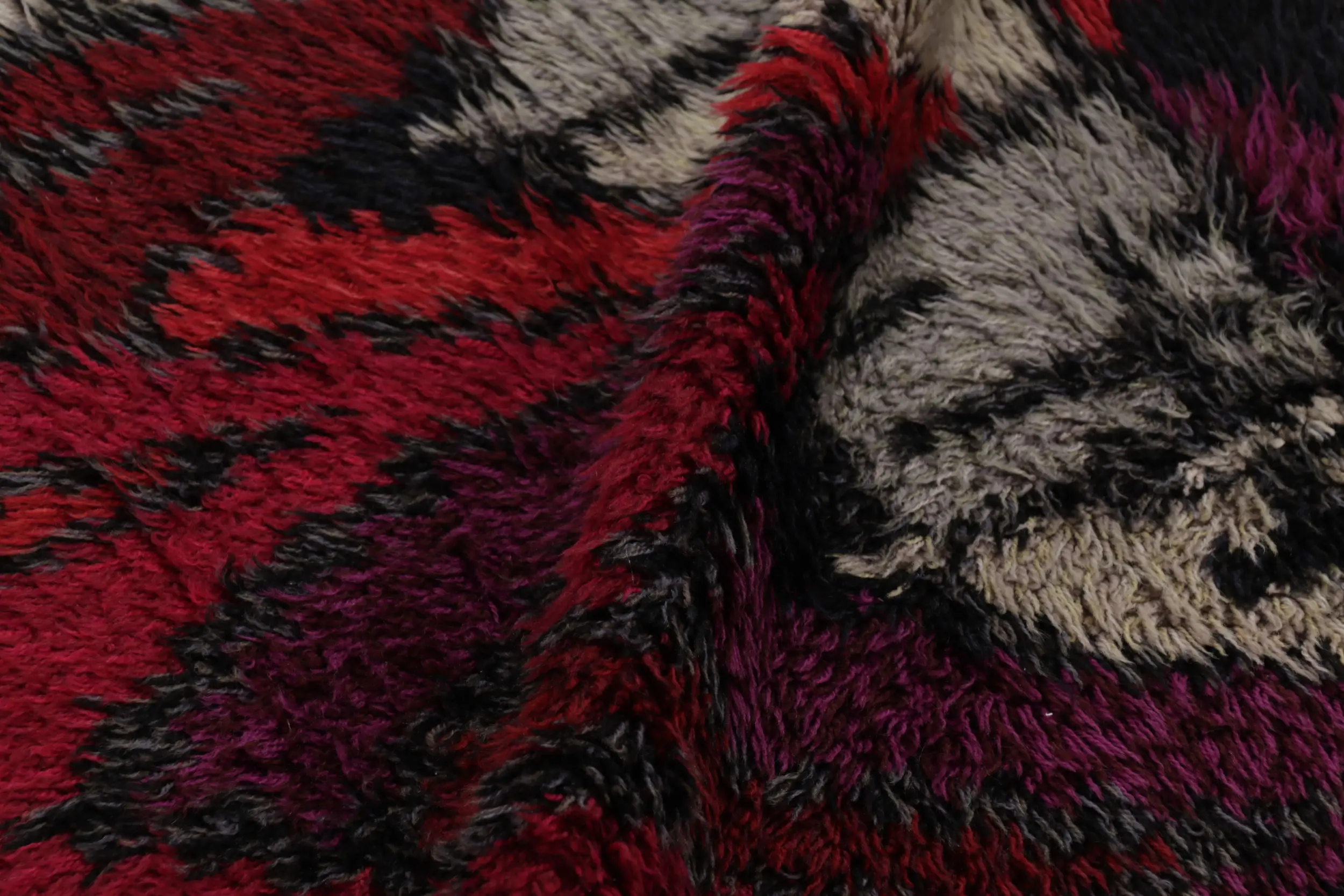 Vintage Swedish Abstract Rug