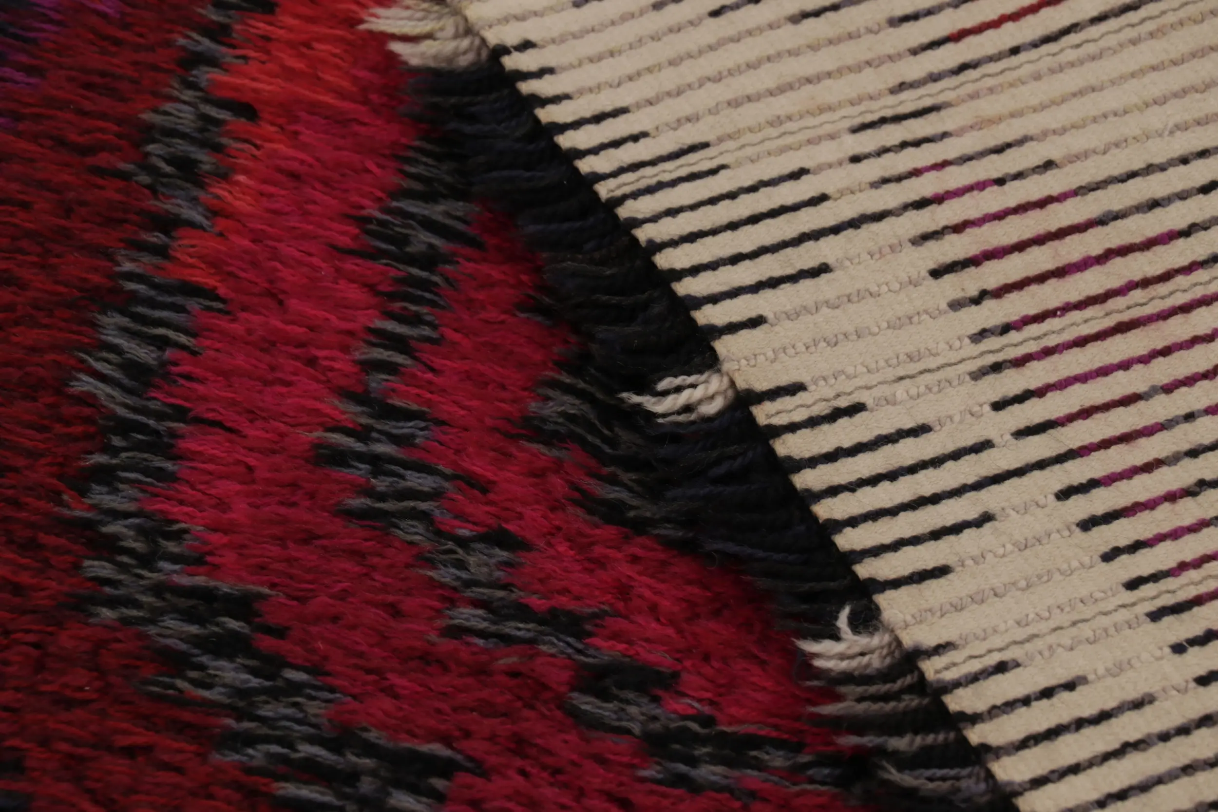 Vintage Swedish Abstract Rug