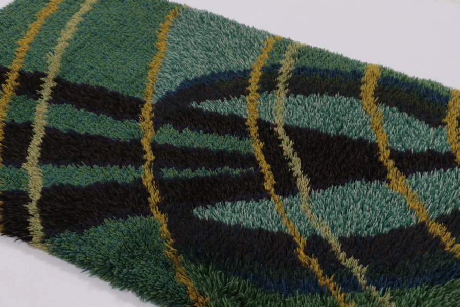 Vintage Swedish Geometric Runner