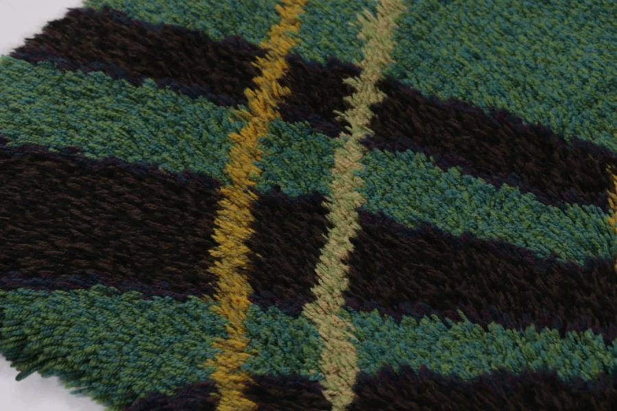 Vintage Swedish Geometric Runner