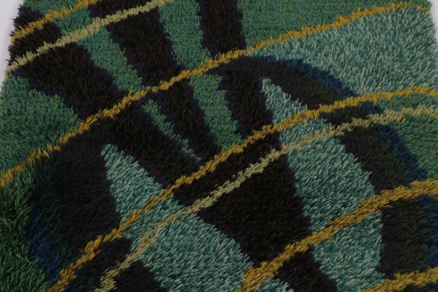 Vintage Swedish Geometric Runner