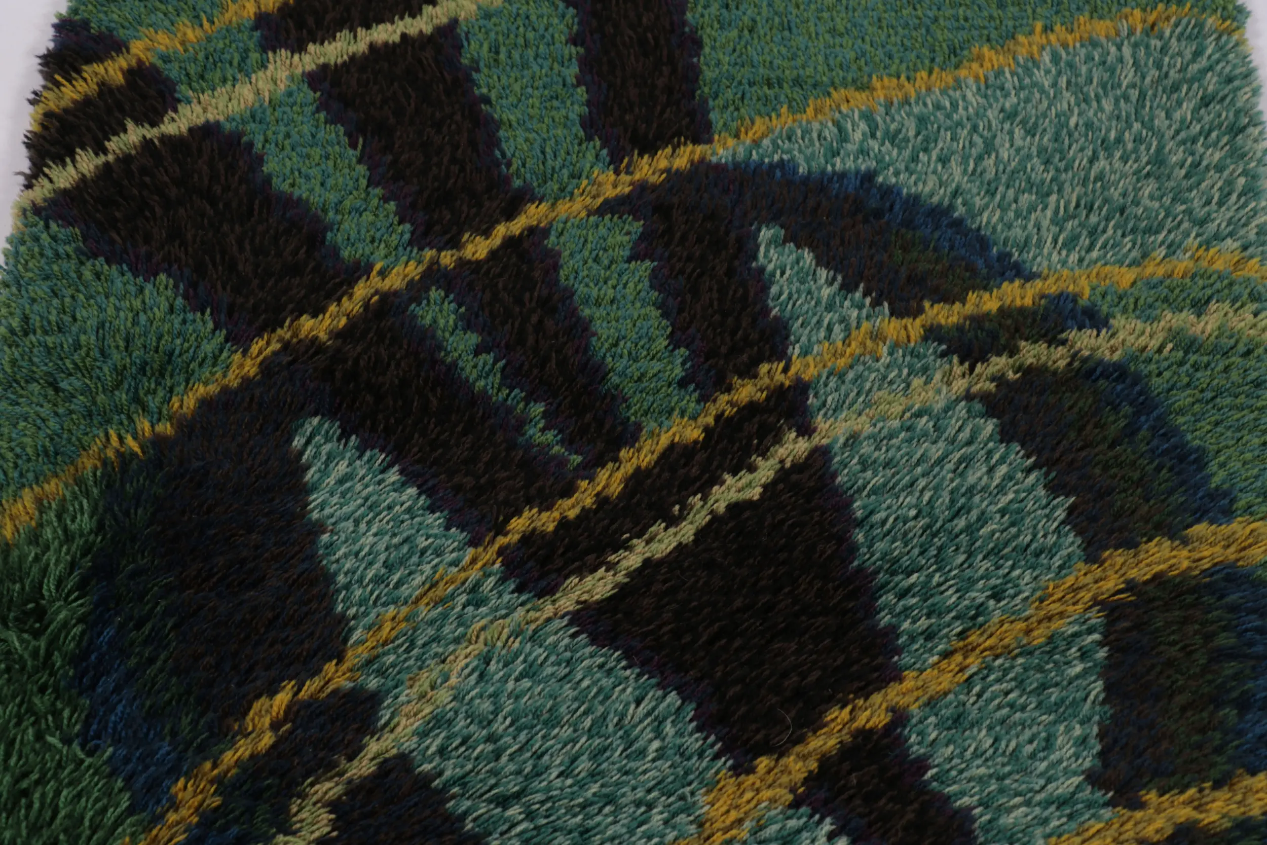 Vintage Swedish Geometric Runner