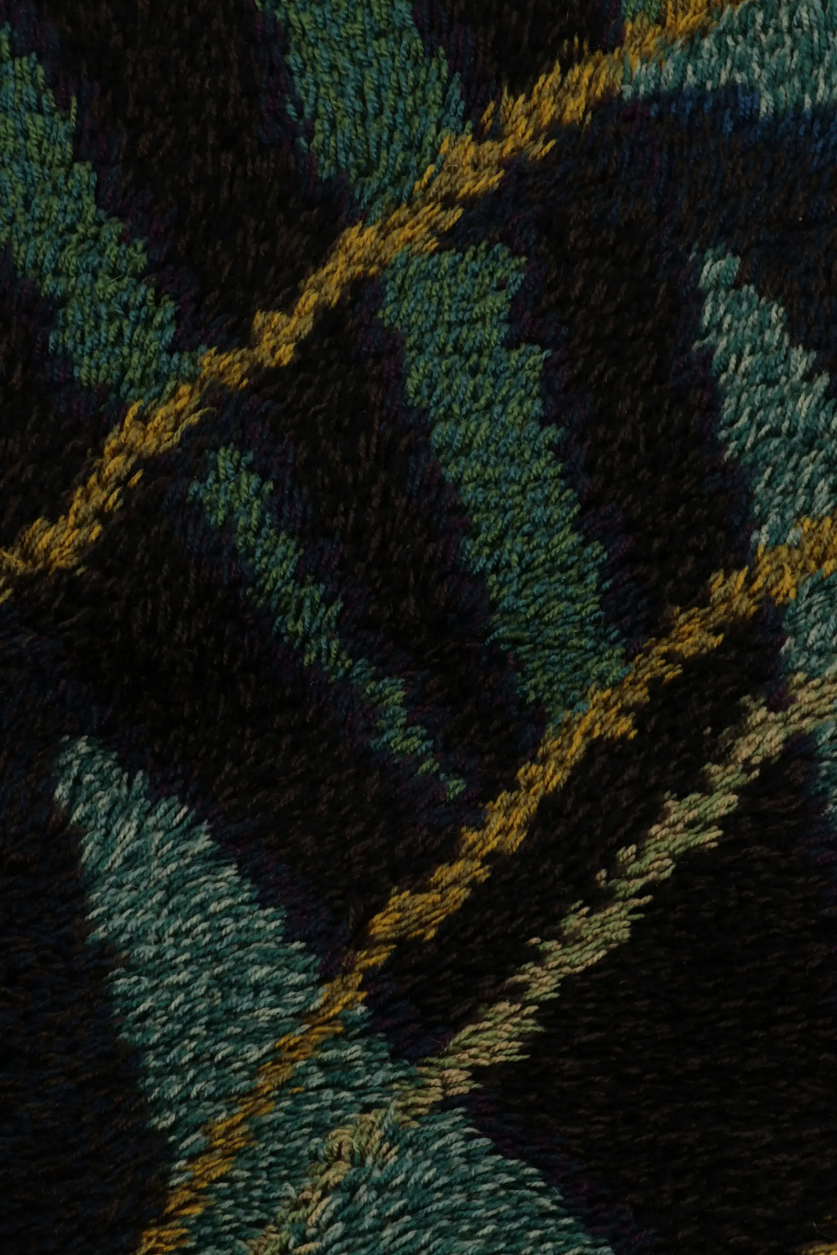 Vintage Swedish Geometric Runner