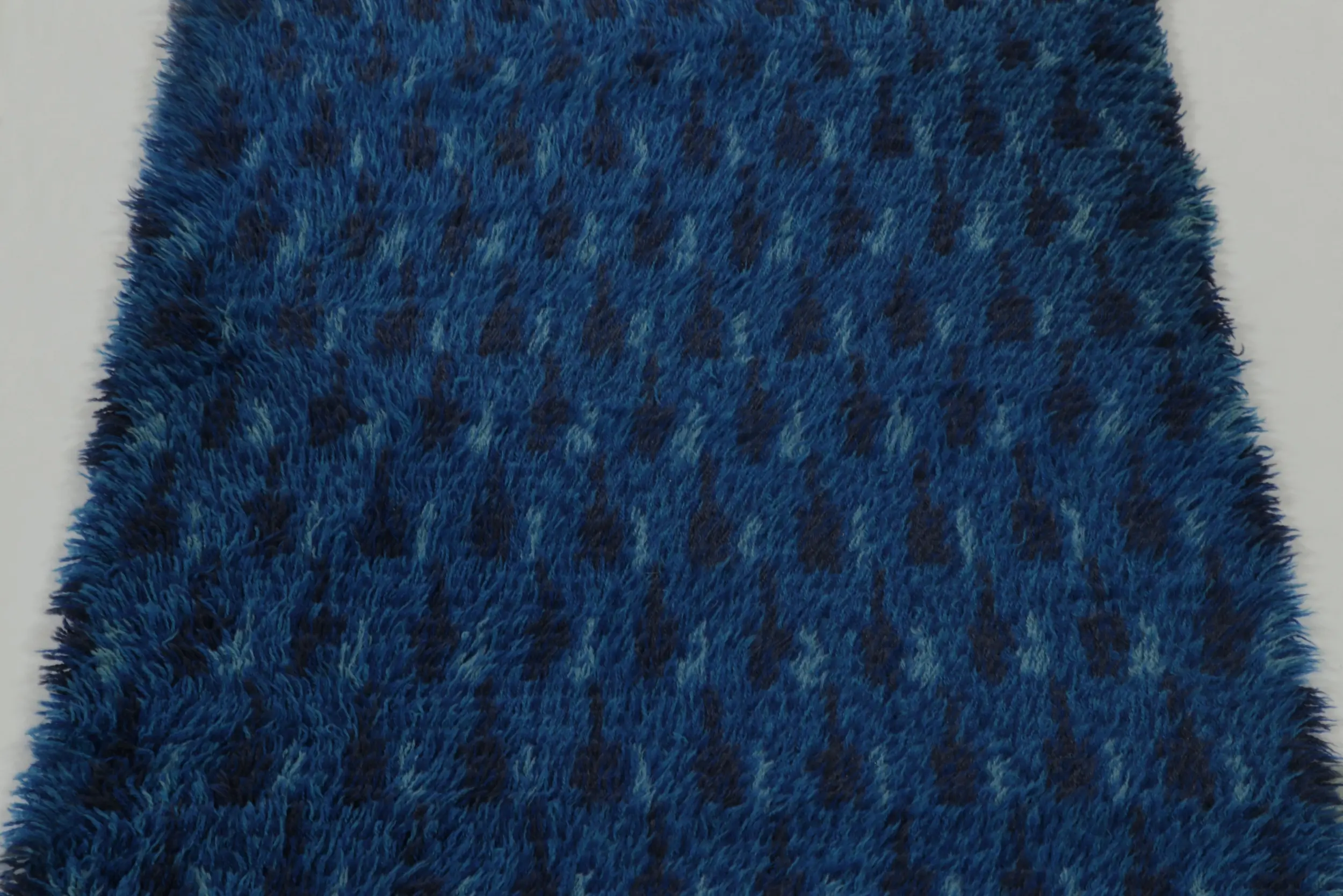 Vintage Swedish Geometric Rug