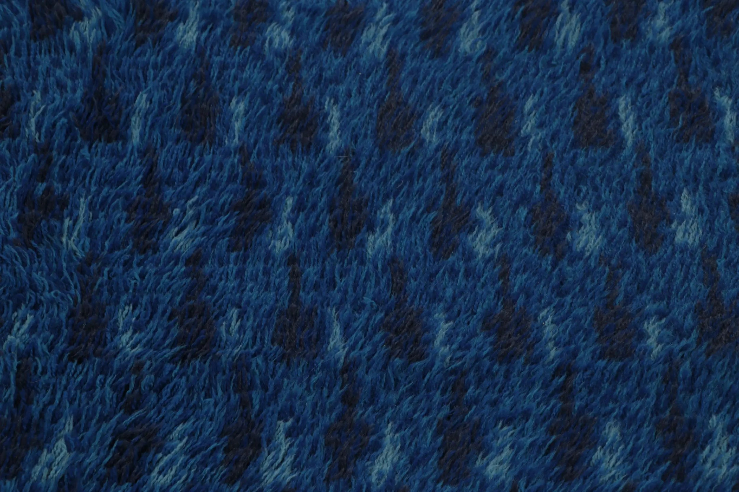 Vintage Swedish Geometric Rug