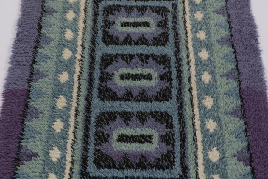 Vintage Swedish Geometric Runner