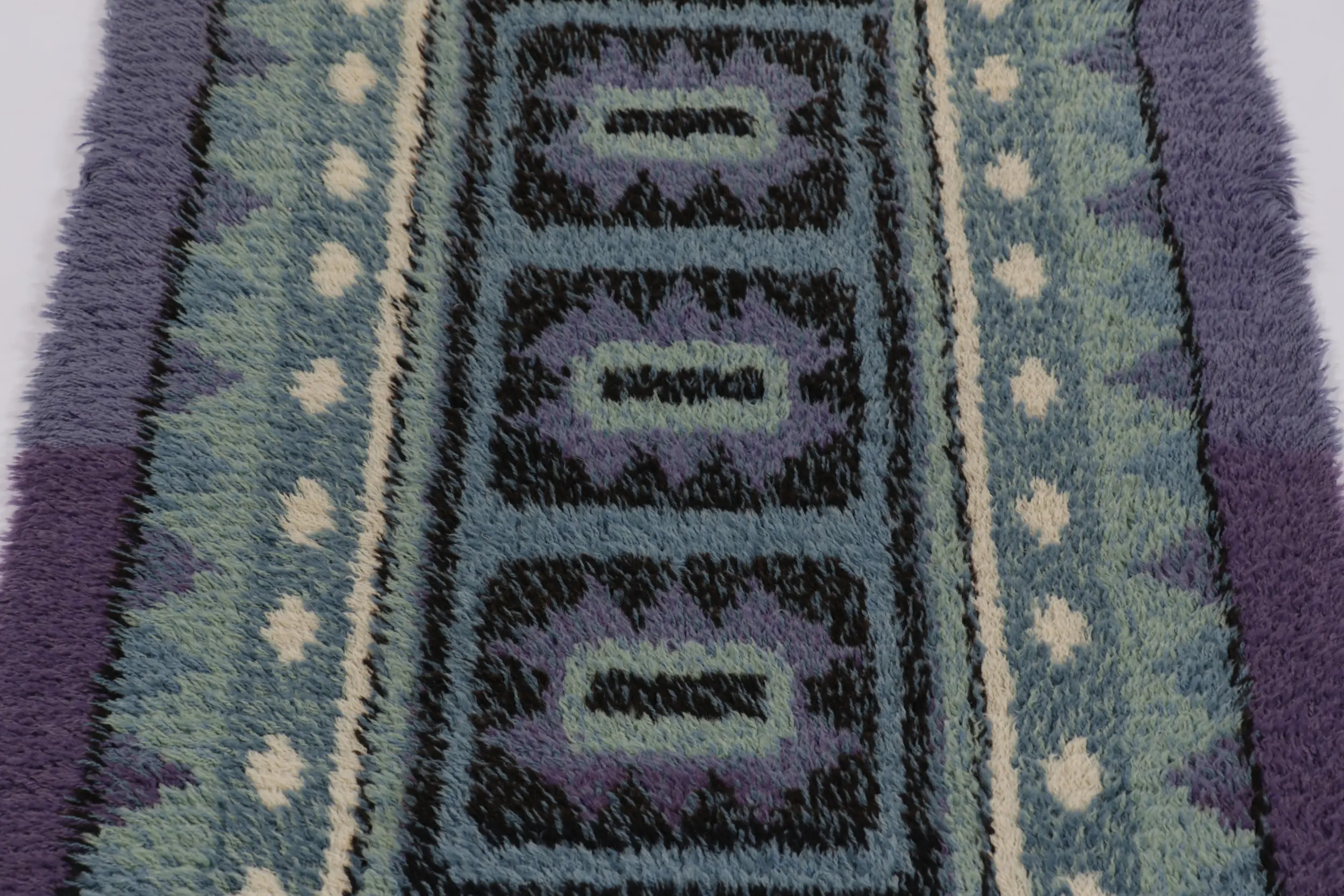 Vintage Swedish Geometric Runner