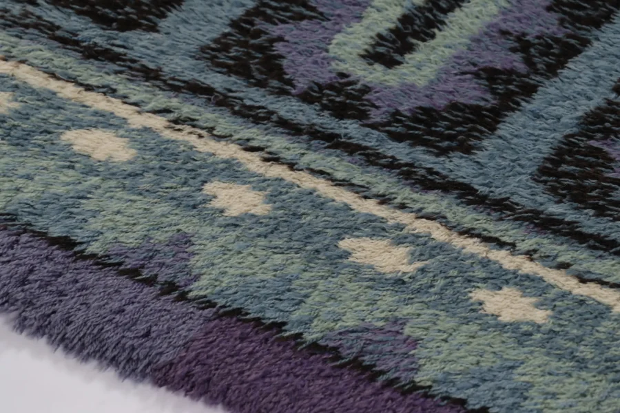 Vintage Swedish Geometric Runner
